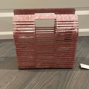 Pink Rachel Zoe beach bag